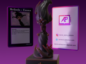 Chess Pack Melinda Emma from Unicorn Warriors Eternal Model Cetak 3D