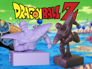 Burter from Dragon Ball Z - Chess Pack 3D Print Model