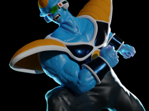 Burter from Dragon Ball Z - Chess Pack 3D Print Model