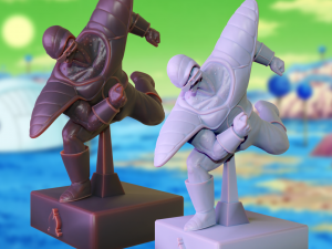 Burter from Dragon Ball Z - Chess Pack 3D Print Model