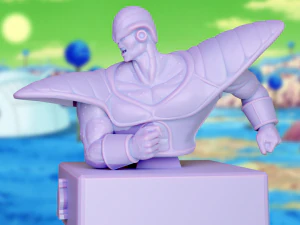 Burter from Dragon Ball Z - Chess Pack 3D Print Model