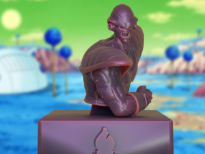 Burter from Dragon Ball Z - Chess Pack 3D Print Model