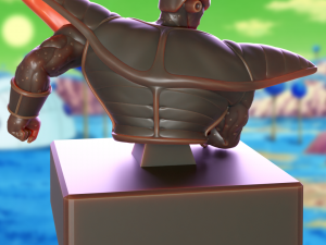 Burter from Dragon Ball Z - Chess Pack 3D Print Model