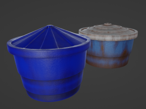 3 Water Tank 3D मॉडल