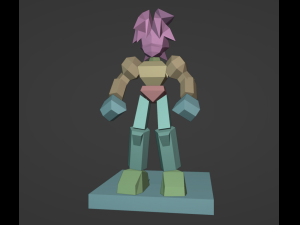 Chess Pack Megaman Legends 3D Print Model
