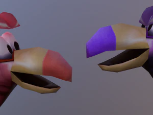 Master Necky Nintendo 64 style 3D Model
