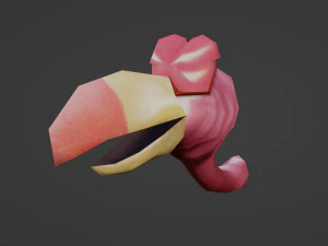 Master Necky Nintendo 64 style 3D Model