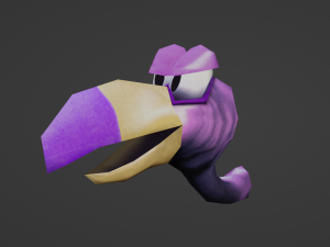 Master Necky Nintendo 64 style 3D 모델