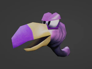 Master Necky Nintendo 64 style 3D Model