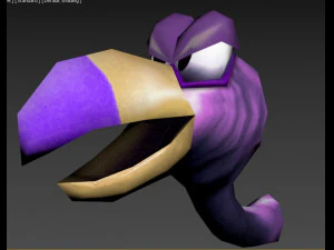 Master Necky Nintendo 64 style 3D Model