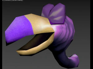 Master Necky Nintendo 64 style 3D Model