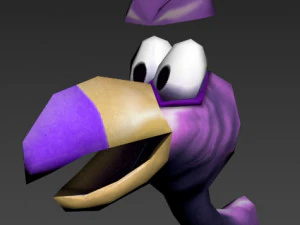 Master Necky Nintendo 64 style 3D Model