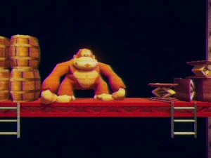 Donkey Kong Classic in Nintendo 64 style Low-poly 3D Model