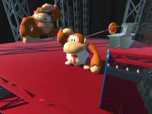 Donkey Kong Classic in Nintendo 64 style Low-poly 3D Model