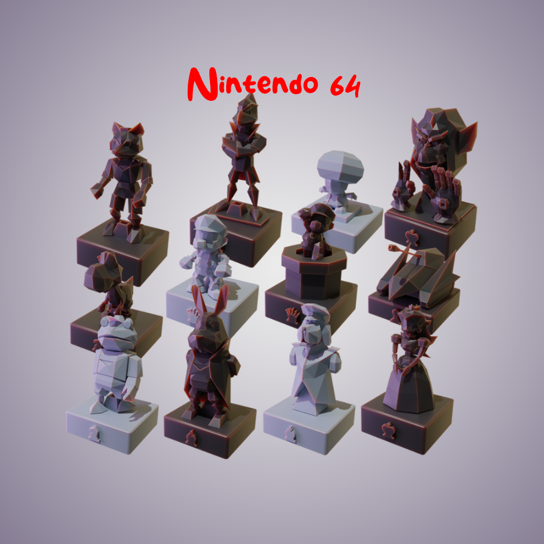 set figurines chess amiibo