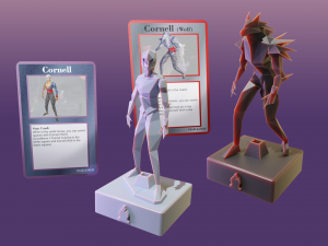 Chess Pieces Mario 64 Star Fox 64 Megaman Kirby and Castlevania LoD for 3D print Modèles 3D en vedette