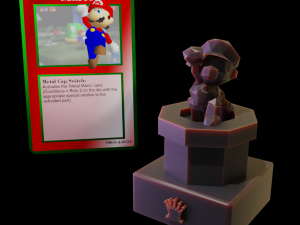 Chess Pieces Mario 64 Star Fox 64 Megaman Kirby and Castlevania LoD for 3D print Modèles 3D en vedette