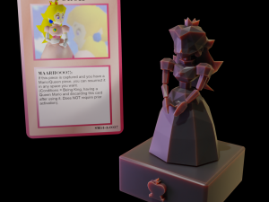 Chess Pieces Mario 64 Star Fox 64 Megaman Kirby and Castlevania LoD for 3D print Modèles 3D en vedette