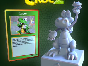 Chess Piece from Croc the Legend of the Gobbos Model do druku 3D