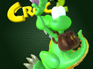 Chess Piece from Croc the Legend of the Gobbos Model do druku 3D