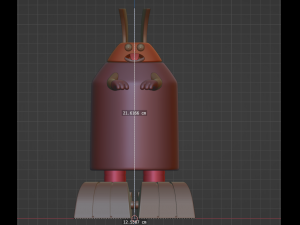 Rabbot from Aqua Teen Chess Piece 3Dプリントモデル