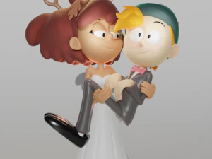 Anne Boonchuy i Twig z Amfibii Model do druku 3D