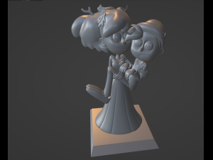 Anne Boonchuy and Twig from Amphibia 3D 프린트 모델