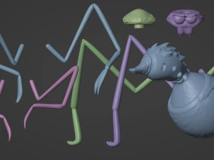 MC Пи Брюки 3D Принт Модель