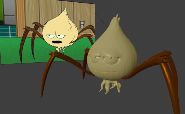 AquaTeen Willie Nelson 3D Print Model .c4d .max .obj .3ds .fbx .stl .blend 