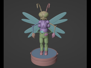 AquaTeen Mothmonsterman Modelo de Impressão 3D