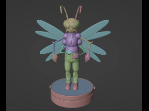 AquaTeen Mothmonsterman 3D Print Model