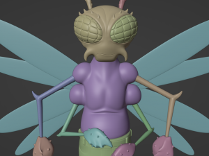 AquaTeen Mothmonsterman Modelo de Impressão 3D