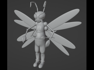 AquaTeen Mothmonsterman Modelo de Impressão 3D