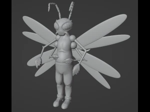 AquaTeen Mothmonsterman 3D Print Model