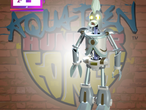 Aqua Teen Cybernetic Ghost of Christmas Past from the Future Modèles 3D en vedette
