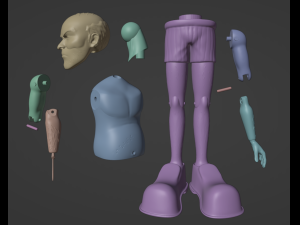 Adult Swim Happy Time Harry Modello di stampa 3D