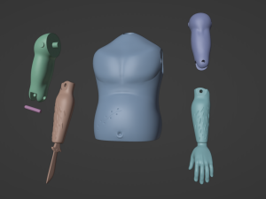 Adult Swim Happy Time Harry Modello di stampa 3D