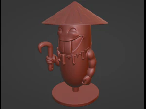 AquaTeen rice Mascot 3D Print Model