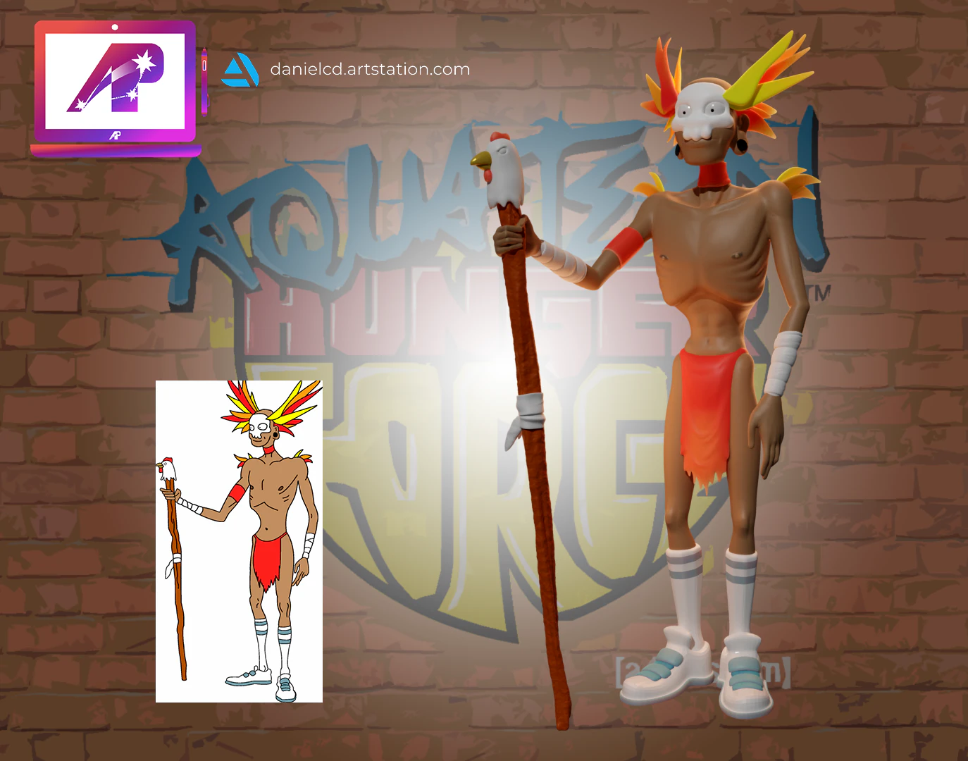 Billy WitchDoctor 3D Print Model .c4d .max .obj .3ds .fbx .stl .blend