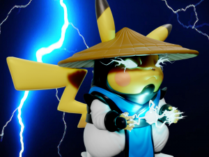 Pikachu cosplaying as Raiden Modelo de impresión 3D
