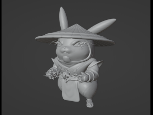 Pikachu cosplaying as Raiden Modelo de impresión 3D