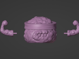 AquaTeen Meatwad 5 in 1 Modello di stampa 3D