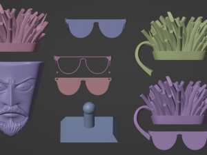 AquaTeen Frylock Modello di stampa 3D