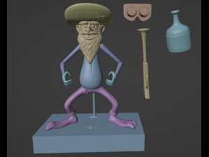 AquaTeen Jiggle Billy Modello di stampa 3D