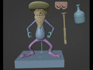 AquaTeen Jiggle Billy 3D Print Model