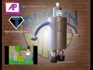 AquaTeen Rudy the Robot 3D Print Model