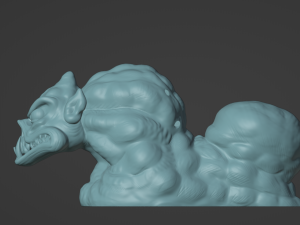 AquaTeen Paul 3Dプリントモデル