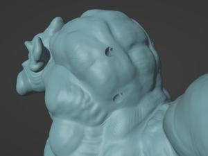 AquaTeen Paul 3Dプリントモデル