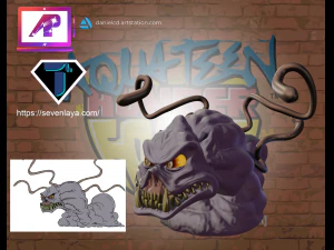 AquaTeen Paul 3D Print Model