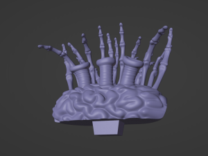 AquaTeen Frylock Anatomy 3D Baskı Modeli